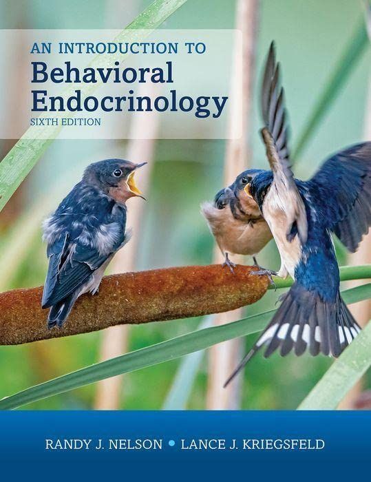 An Introduction to Behavioral Endocrinology. 6th edition cover